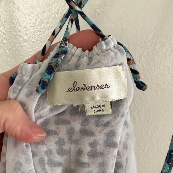 Anthropologie Elevenses Madelenna Off Shoulder Romper - Picture 6 of 6